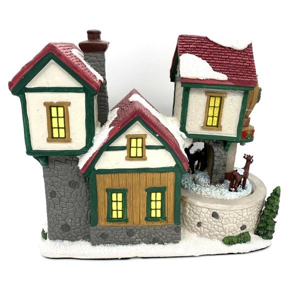 St. Nicholas Square Village - Reindeer Salon - Christmas House - Lights & Motion - Picture 9 of 12